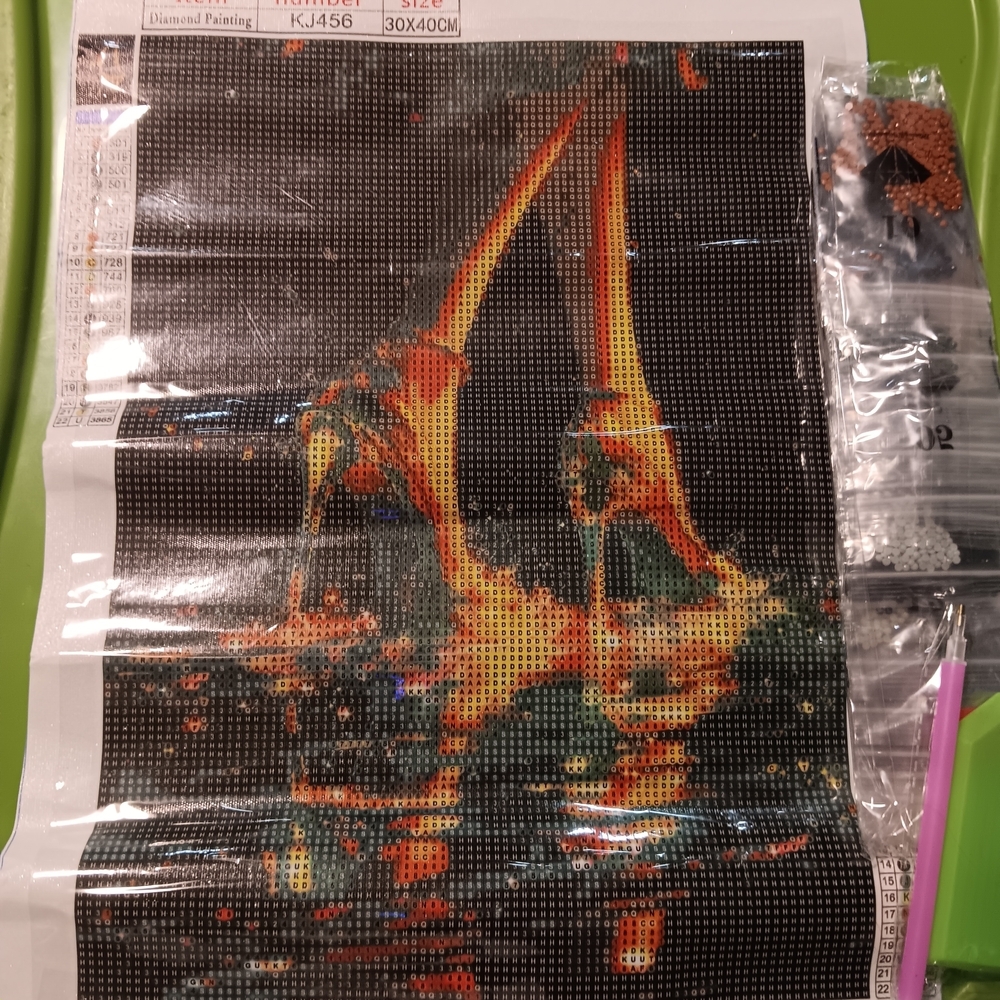 Vibrant Diamond Art Painting Kit Lady Legs In High Heels 30x40